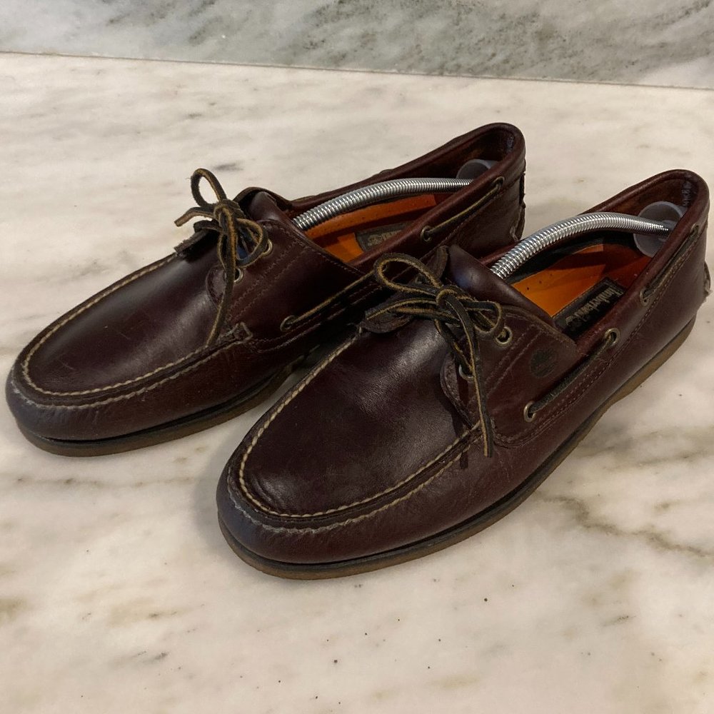 Timberland leather deck shoes, size 12